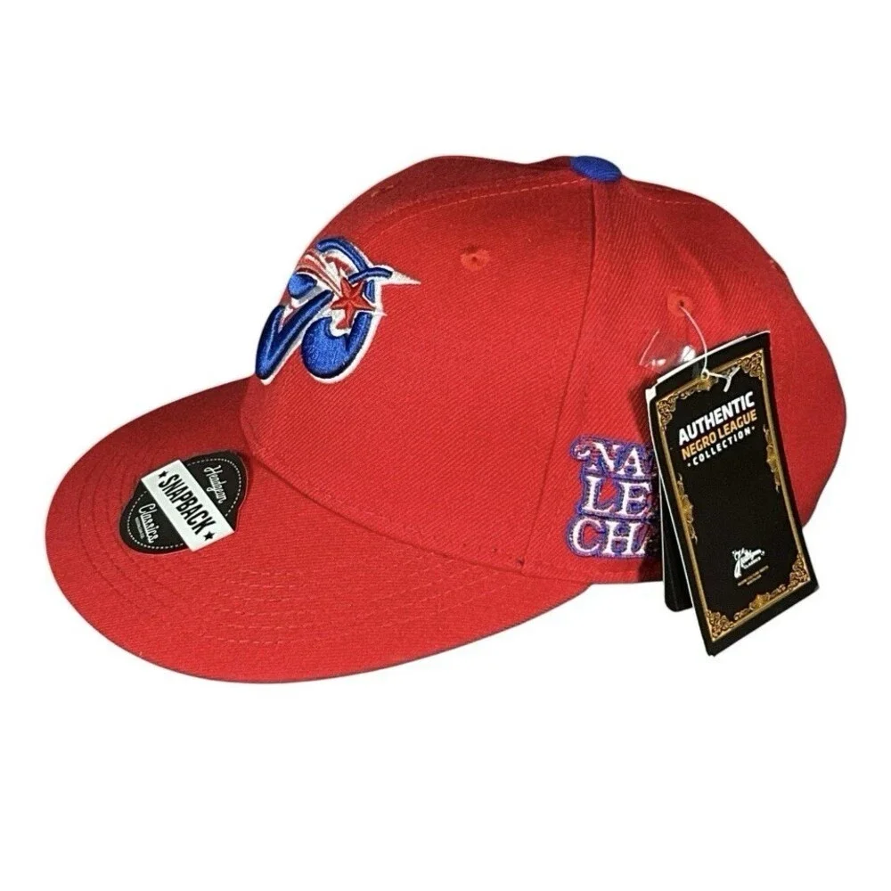 Philadelphia Stars Negro League 1934 NL Headgear Champions Red NWT Adjustable